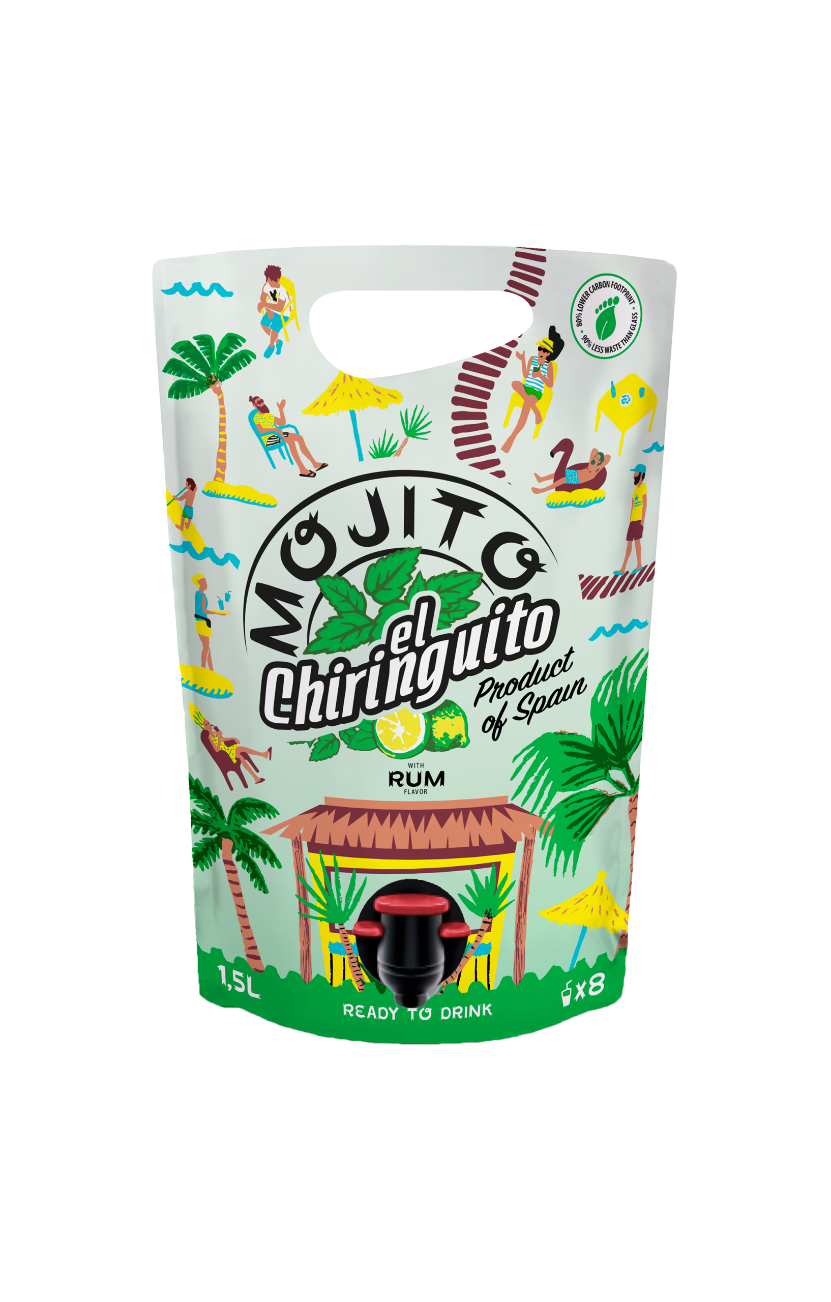 Mojito El chiringuito coctel listo para tomar