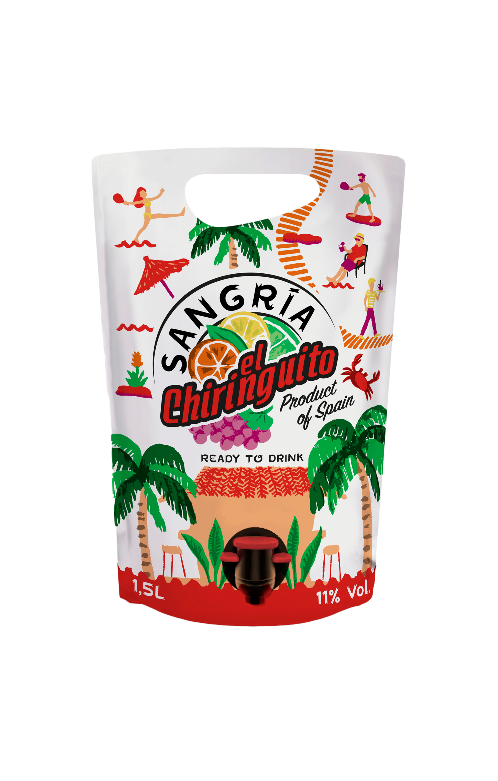 Sangria El chiringuito coctel listo para tomar