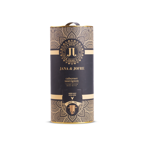Vino blanco Cabernet sauvignon Jana & Jofre formato tubo